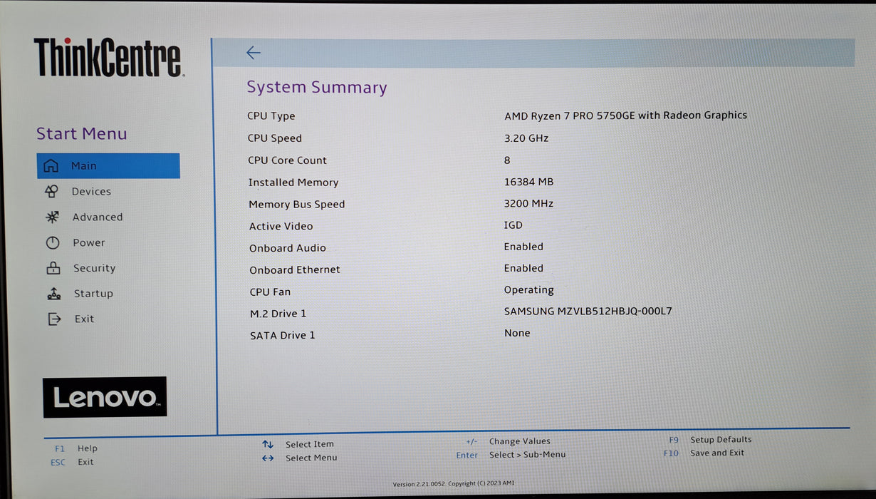 Lenovo ThinkCentre M75q Gen 2 | Ryzen 7 PRO 5750GE, 16GB DDR4, 256GB NVMe, Wi-Fi