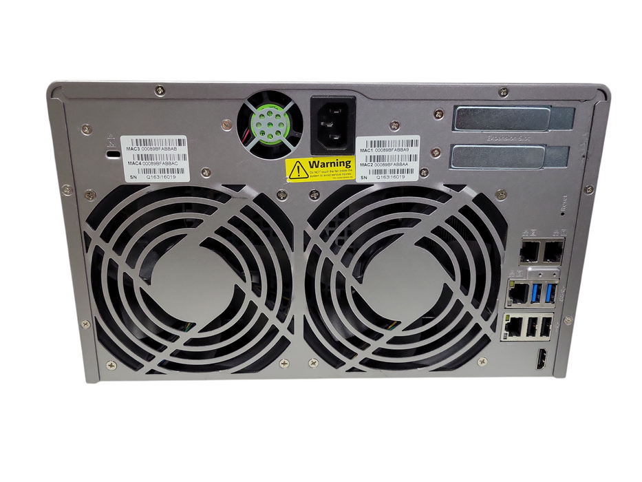 QNAP TVS-871 8-Bay Network attached storage with 8x 2TB HDDs