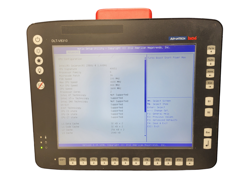 Advantech DLT-V8310 DLTV8310 Terminal Operator Interface 12-48V