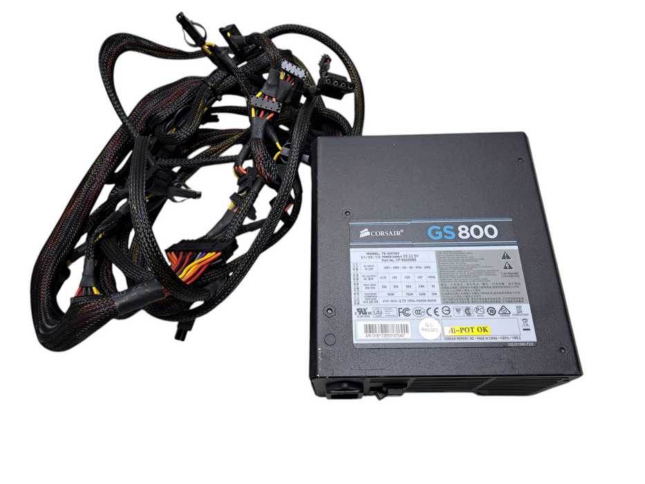 Corsair GS800 75-001183 | 800W Desktop Power Supply PSU
