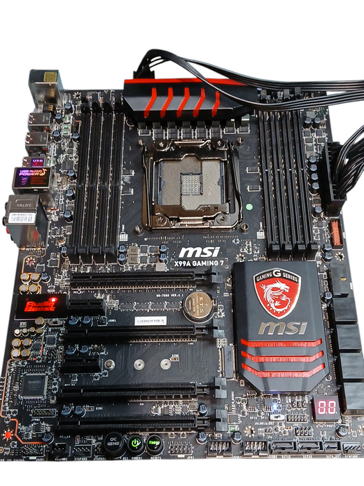 MSI X99A Gaming 7 Motherboard(Bent pins) ONLY For PARTS