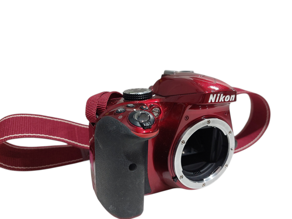 Red Nikon D3300 Digital Camera DSLR Camera Body Only ( No Lens )
