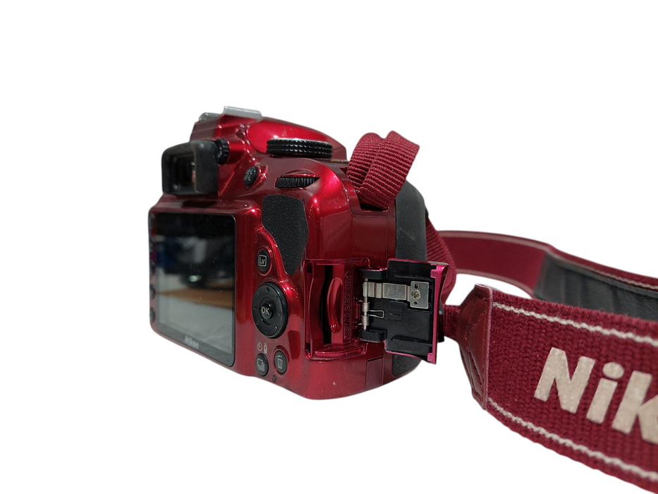 Red Nikon D3300 Digital Camera DSLR Camera Body Only ( No Lens )