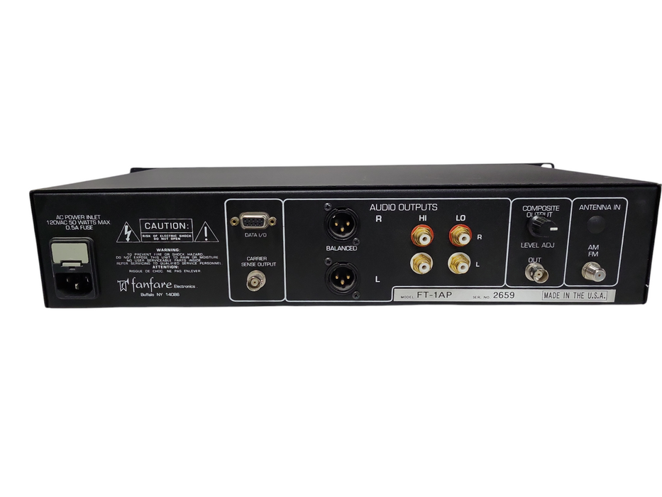 Fanfare FT-1AP Tuner Broadcast Reference Monitor
