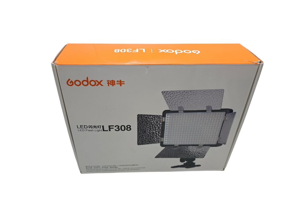 Godox LF308 Daylight LED Video Light & HSS Flash Strobe w/ Remote