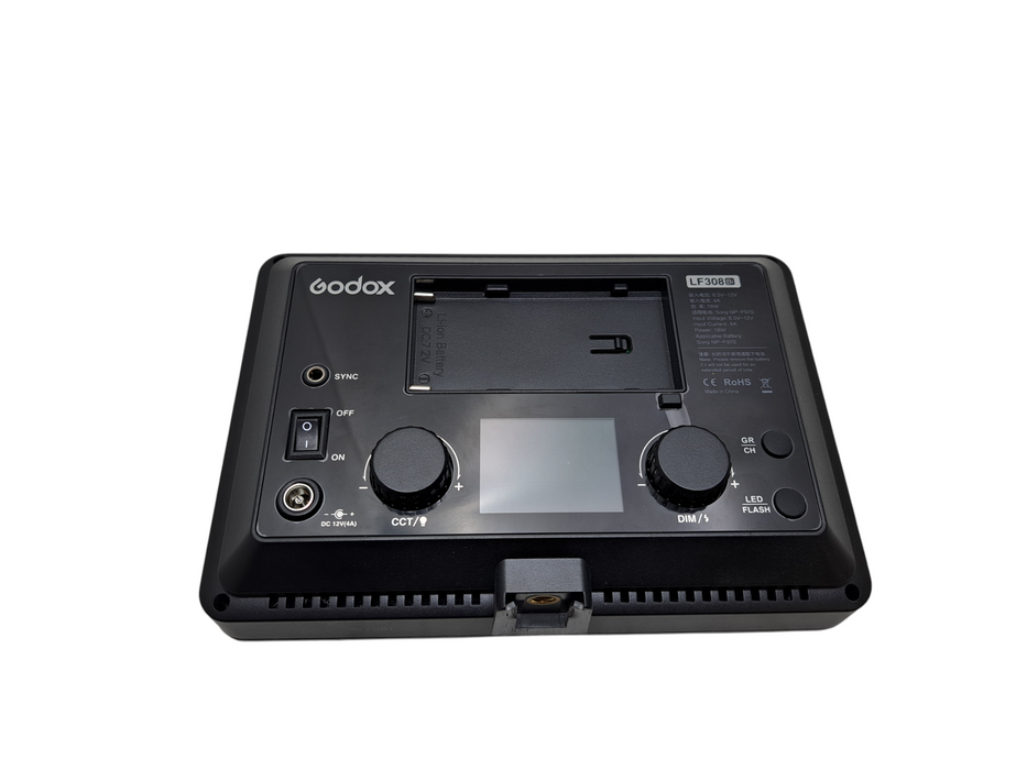 Godox LF308 Daylight LED Video Light & HSS Flash Strobe w/ Remote