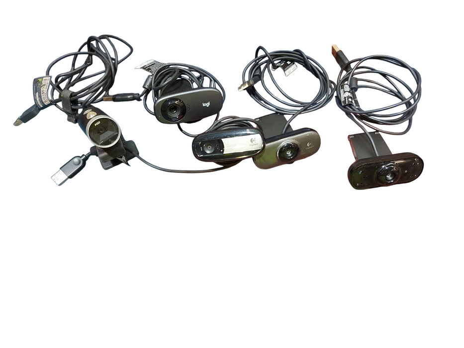 Lot 5x - Assorted Webcam | Logitech | Microsoft | HD | 720p - Read Description