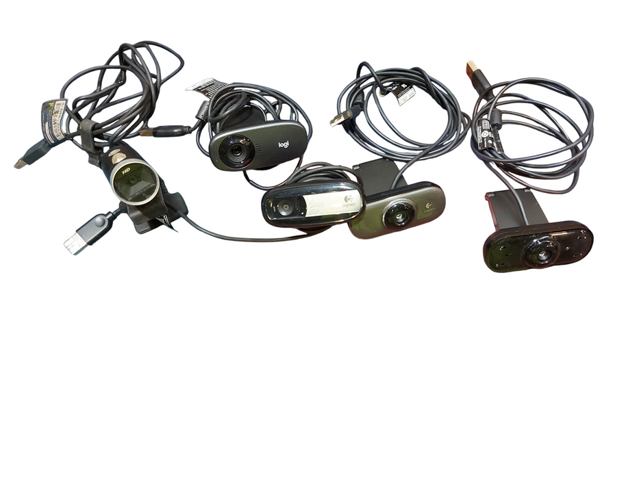 Lot 5x - Assorted Webcam | Logitech | Microsoft | HD | 720p - Read Description