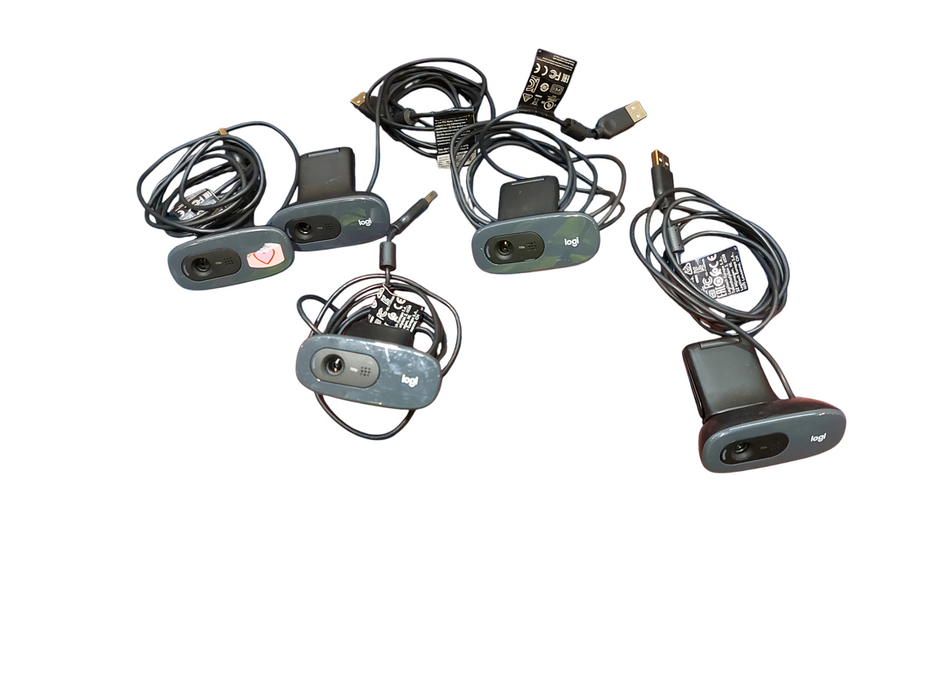 Lot 5x Logitech Logi C270 720p HD Webcam V-U0018 860-000598 USB Web Camera