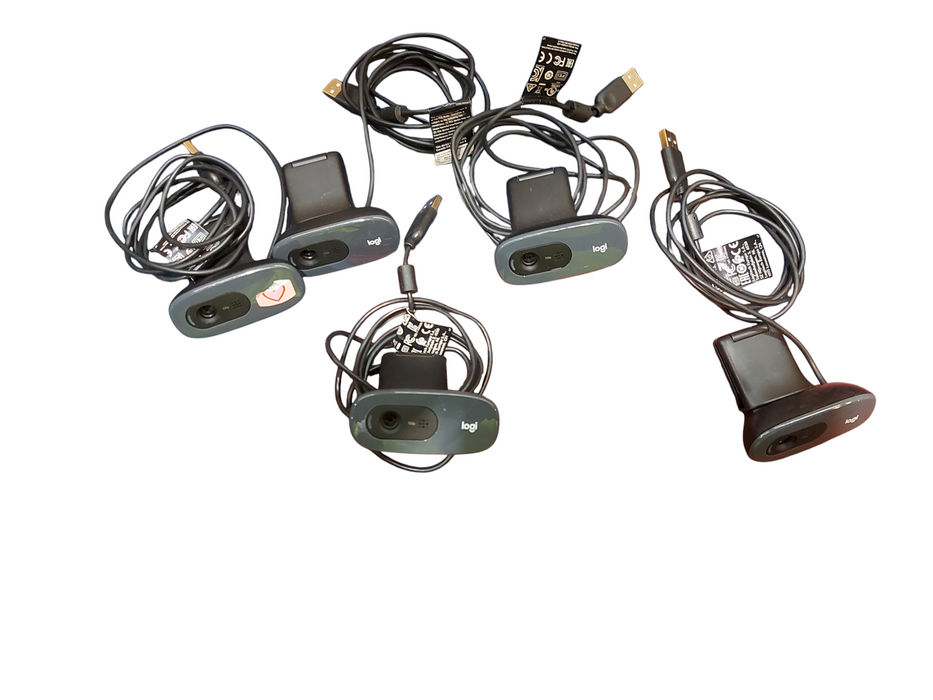 Lot 5x Logitech Logi C270 720p HD Webcam V-U0018 860-000598 USB Web Camera