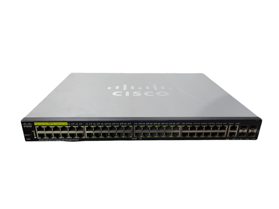 Cisco Small Business SG350-52P 52-Port Gigabit PoE Managed Switch