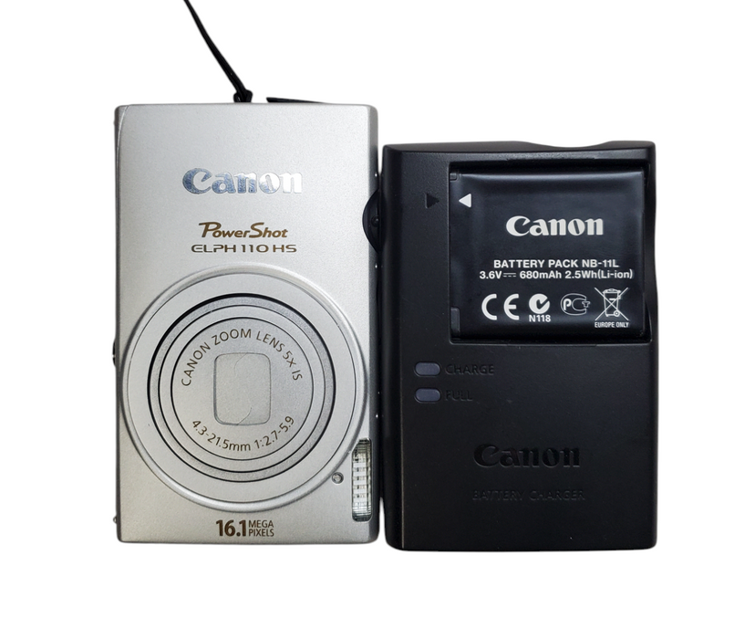 Canon PowerShot ELPH 110 HS 16.1MP Digital Camera + Battery/Battery Charger