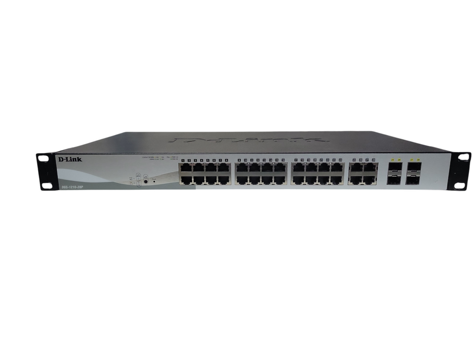 D-Link DGS-1210-28P 28-Port PoE Gigabit Web Smart Switch H/W:F1