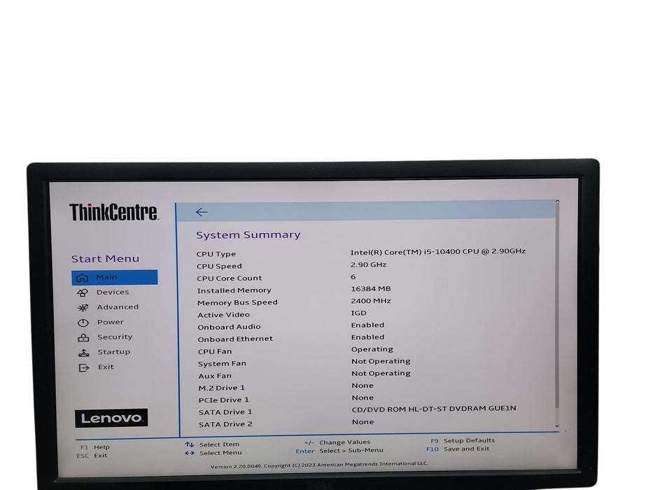Lenovo ThinkCentre M70s SFF i5 - 10400 @ 2.90GHz 16GB DDR4 Ram No HDD