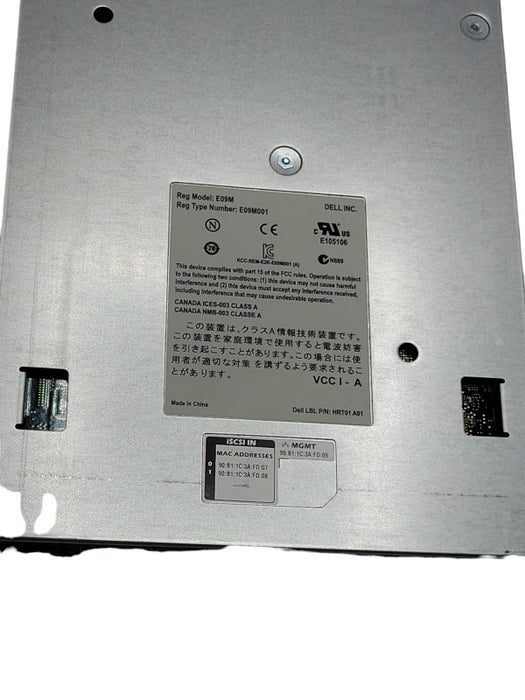DELL 0Y4PDW EQUALLOGIC PS4100 CONTROL MODULE 12 Q_