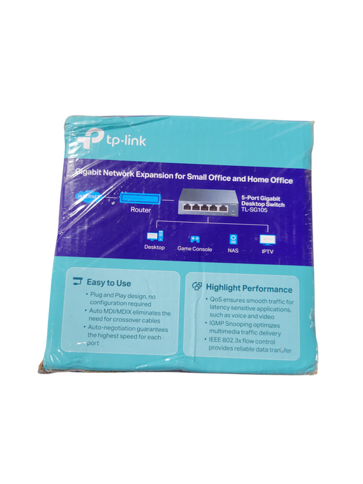 TP-LINK Technologies TP-Link (TL-SG105) 4-Ports External Switch