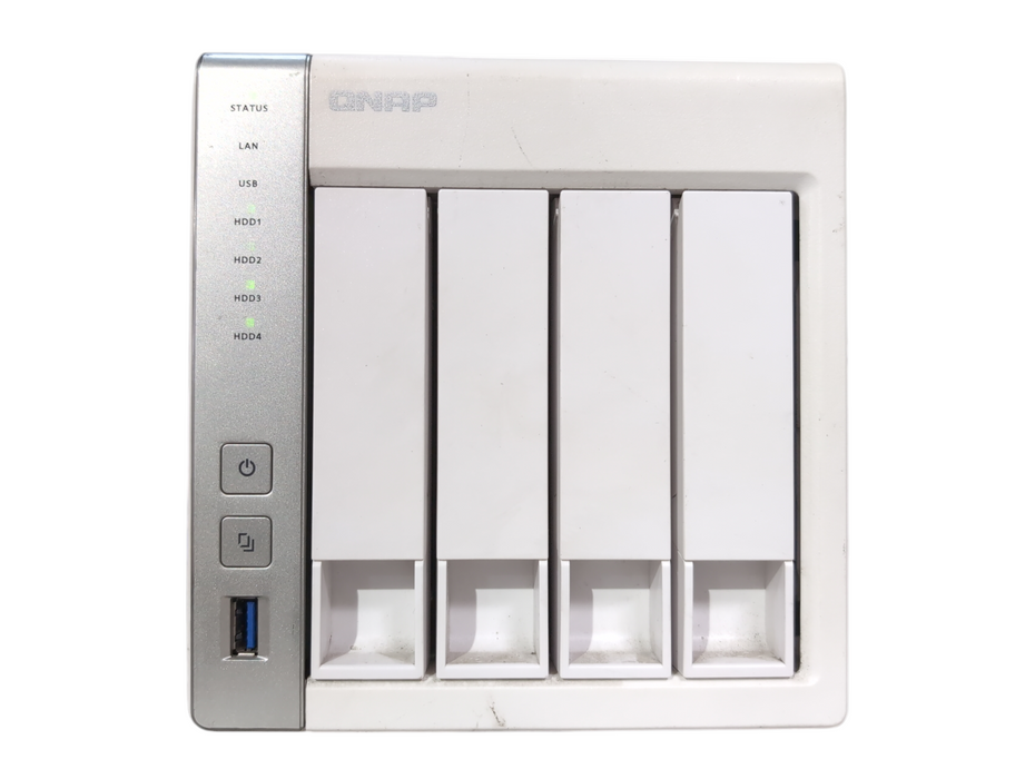 QNAP TS-419P II NAS 4-Bay NAS w/ 4x 2TB HDDs, No AC adapter