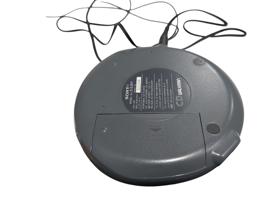 Sony CD Walkman Model: D-EJ611