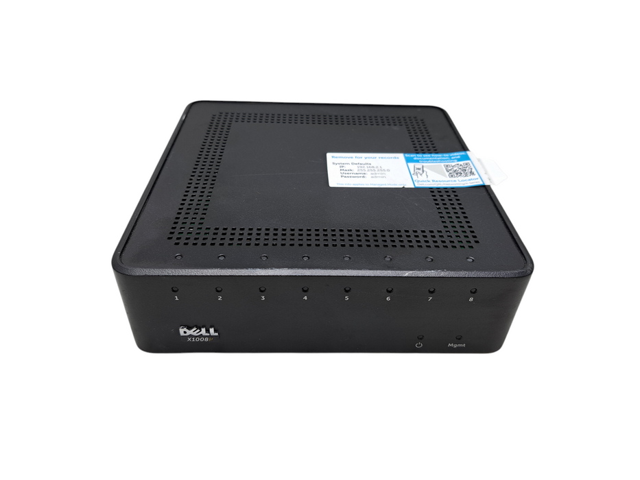 Dell X1008P 8-Port Gigabit PoE Managed Ethernet Network Switch