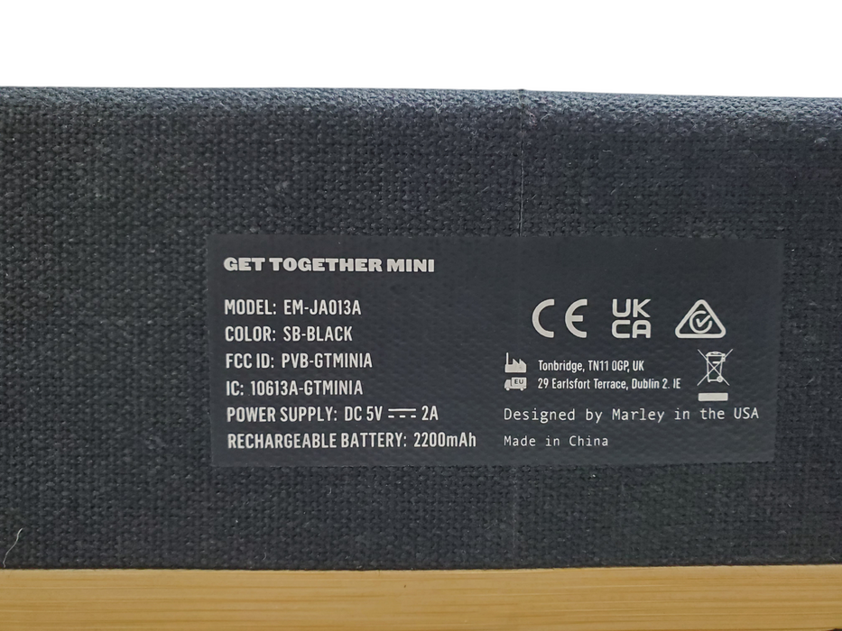 House of Marley Get Together Mini Portable Bluetooth Speaker