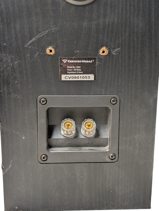 Pair of Cerwin-Vega! CMX5 100W 8 Ohms Bookshelf Speakers