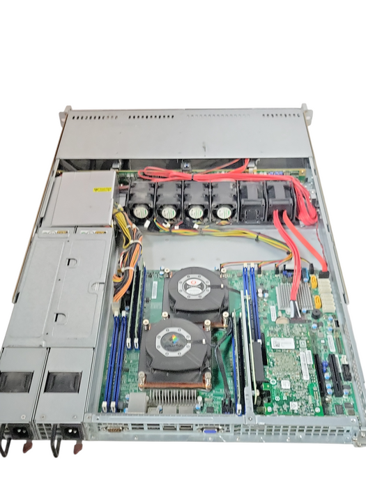 SuperMicro X10DRL-i, 2x Xeon E5-2603v3 1.60GHz, 32GB DDR4, Adaptec 6405E, 2x PSU