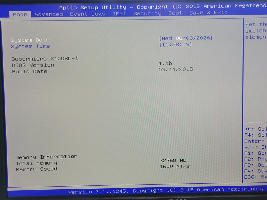 SuperMicro X10DRL-i, 2x Xeon E5-2603v3 1.60GHz, 32GB DDR4, Adaptec 6405E, 2x PSU