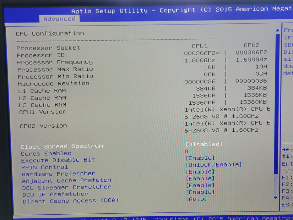 SuperMicro X10DRL-i, 2x Xeon E5-2603v3 1.60GHz, 32GB DDR4, Adaptec 6405E, 2x PSU