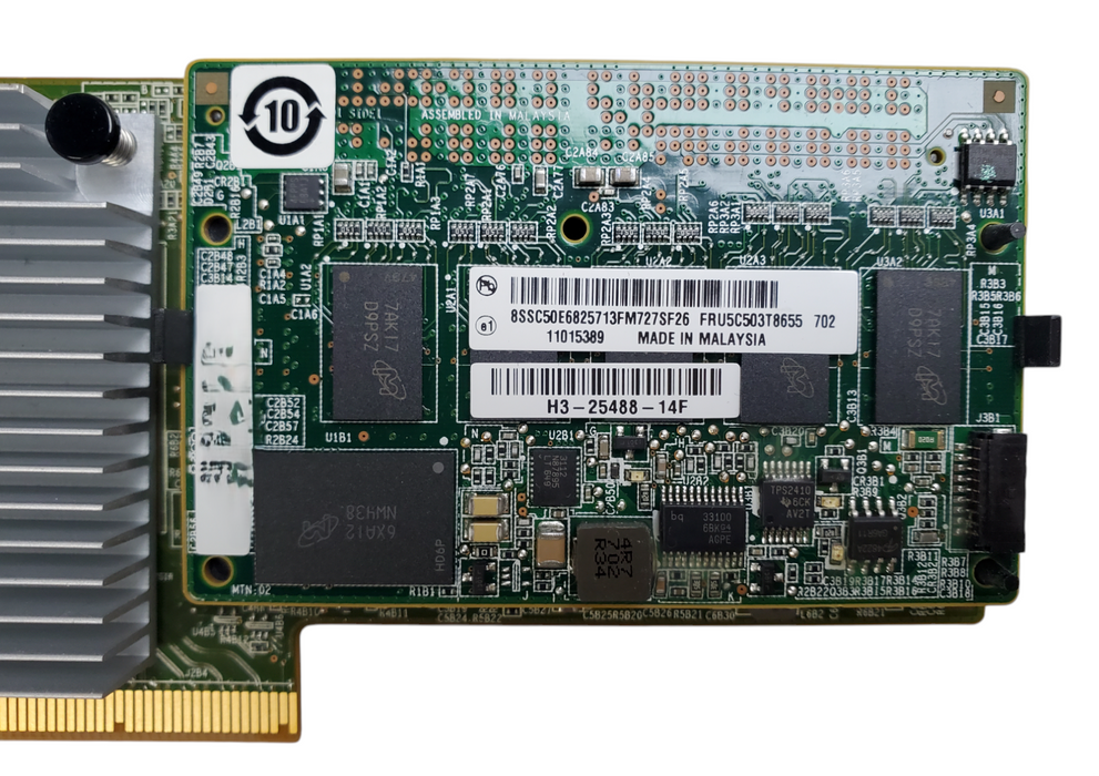 RaidStorage ServeRAID M5210 SAS/SATA 00AE852 H3-25503-04D RAID w/H3-25488-18A