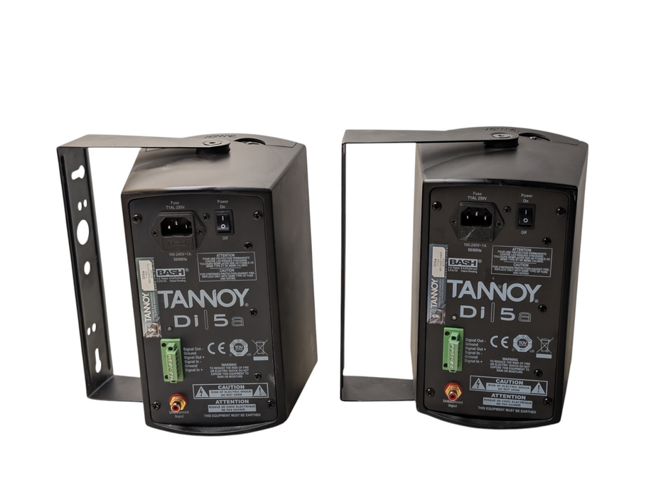 Pair of Tannoy Di5a High Performance Monitor Active Speakers