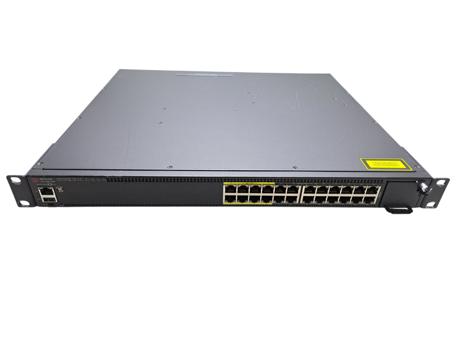 Brocade ICX7450-24P | 24-Port Gigabit PoE+ Switch w/ 1x 40G | Dual AC