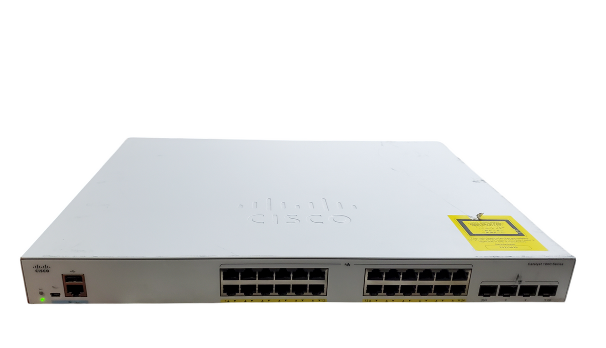 Cisco C1000-24FP-4G-L V01 | 24-Port PoE Smart Network Switch, 4-Port SFP+