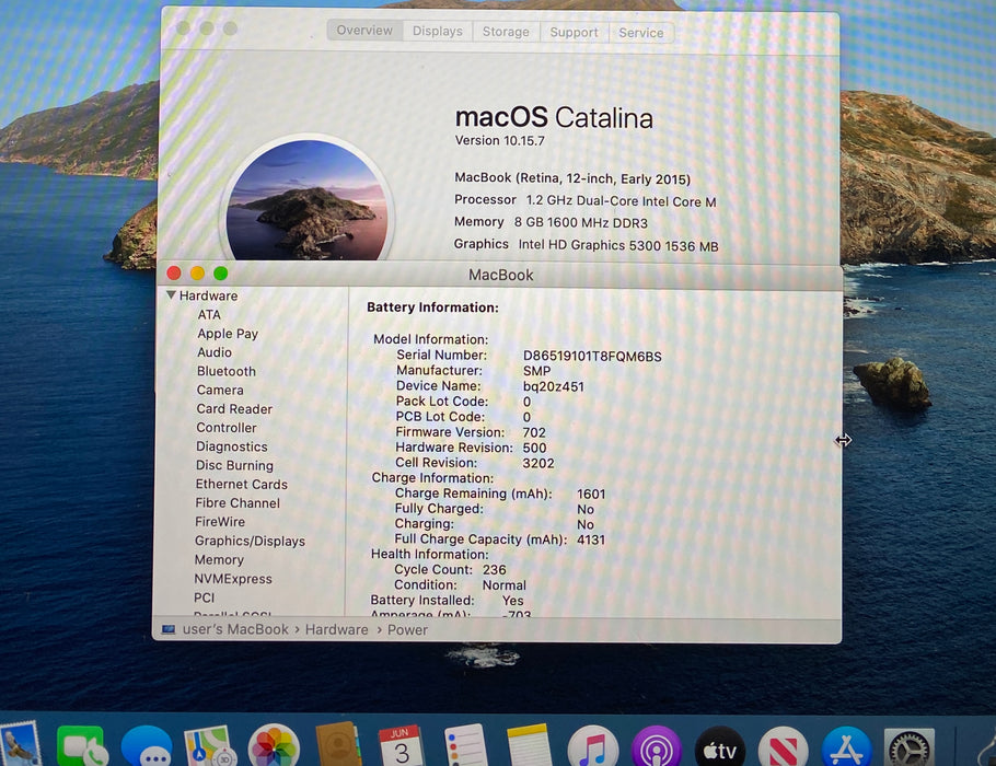 Apple MacBook 12" Retina (Silver) Early 2015 Core M-5Y51 8GB RAM 512GB SSD READ!