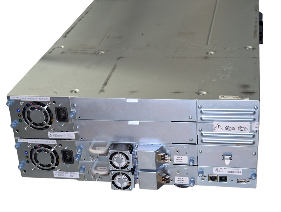 HPE StorageWorks MSL4048 Tape Library 2x FC 8gb LTO 6 Drives PLEASE READ