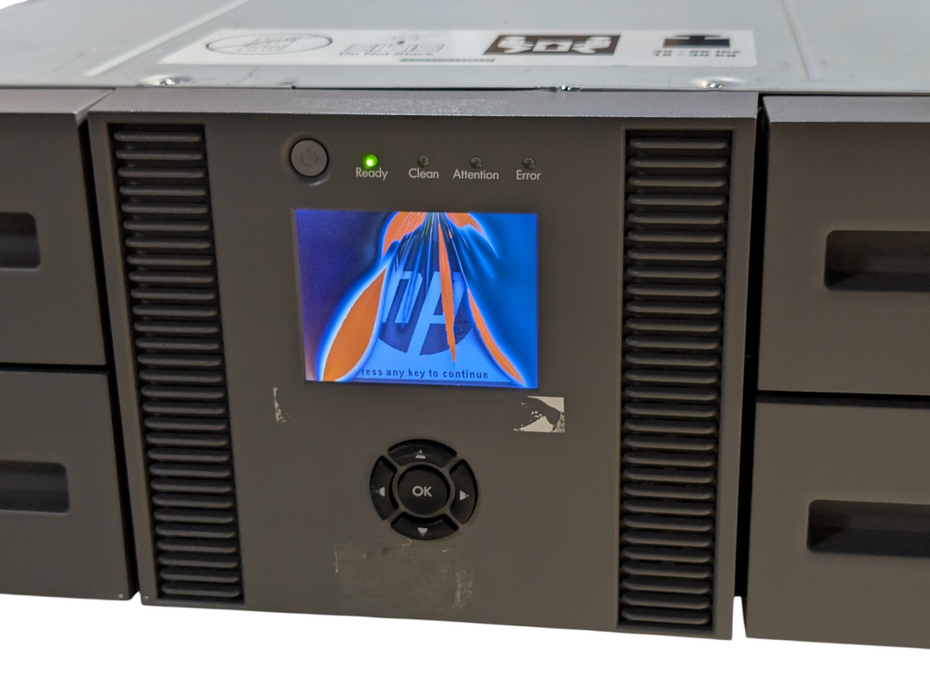 HPE StorageWorks MSL4048 Tape Library 2x FC 8gb LTO 6 Drives PLEASE READ