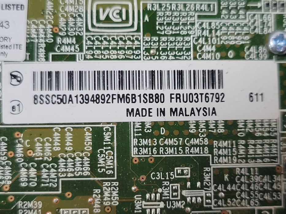 Lenovo 03T6792 LSI 9364-8i SAS 12G 8Port Raid Controller w/ Battery