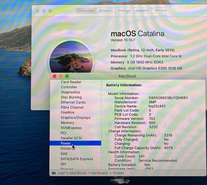 Apple MacBook 12" Retina (Silver) Early 2015 Core M-5Y51 8GB RAM 512GB SSD READ!