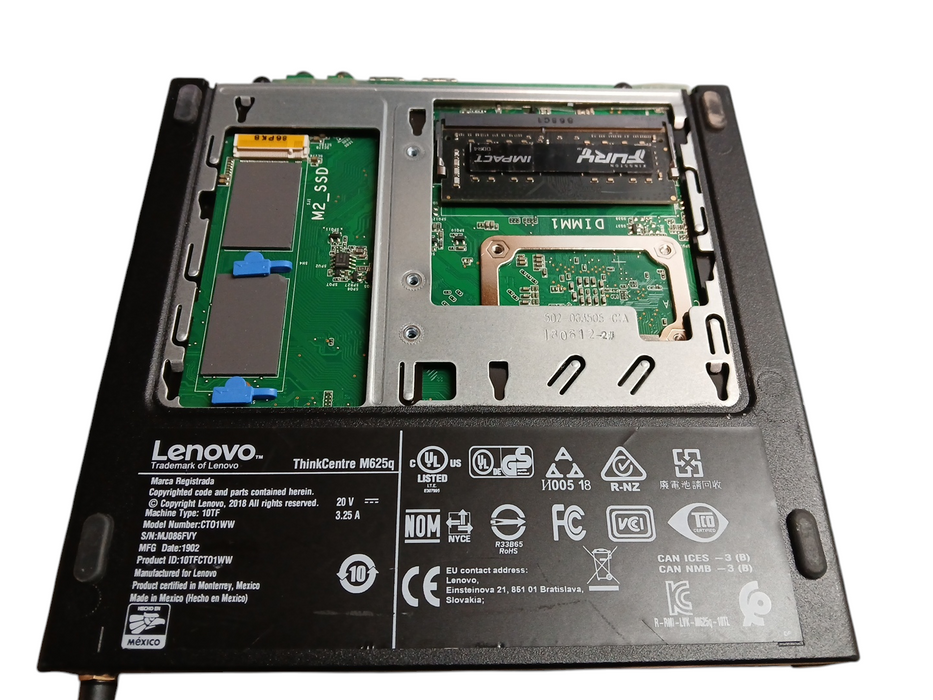 Lenovo Thinkcenter M625q USFF w/ AMD A9-9420e Radeon R5 8GB No HDD