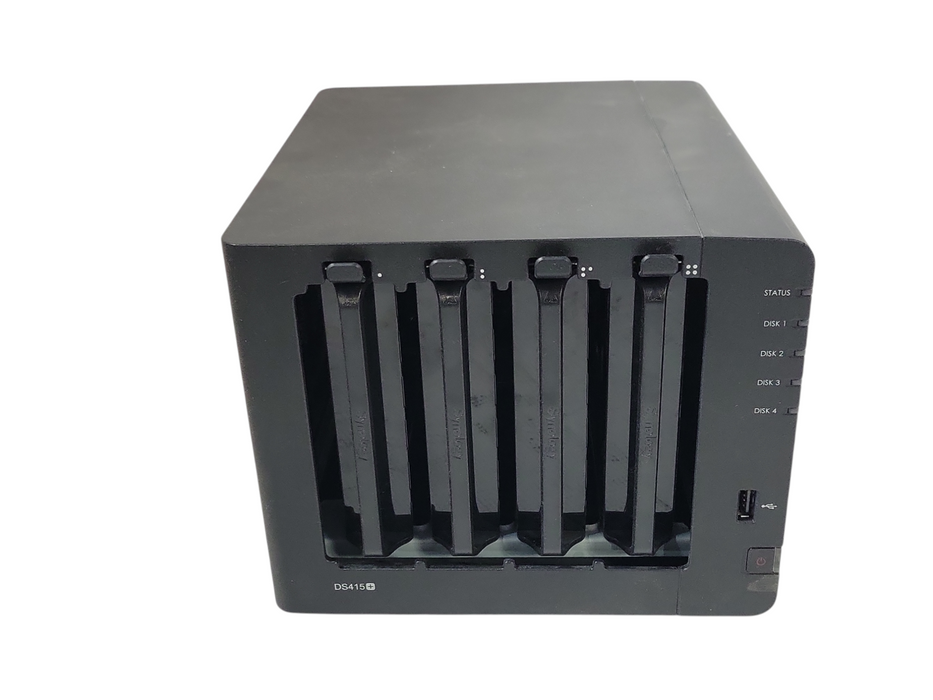 Synology DiskStation DS415+ 4-Bay NAS No HDD/No Power adapter, 4x HDD Trays READ