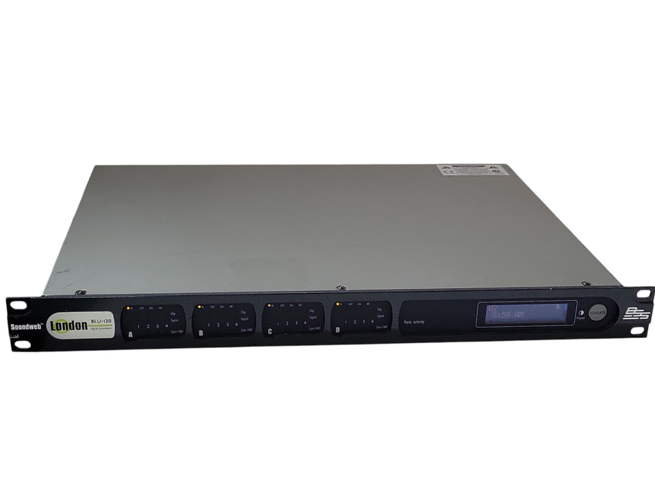 BSS Soundweb London BLU-120 Audio Processor BSSBLU120, READ