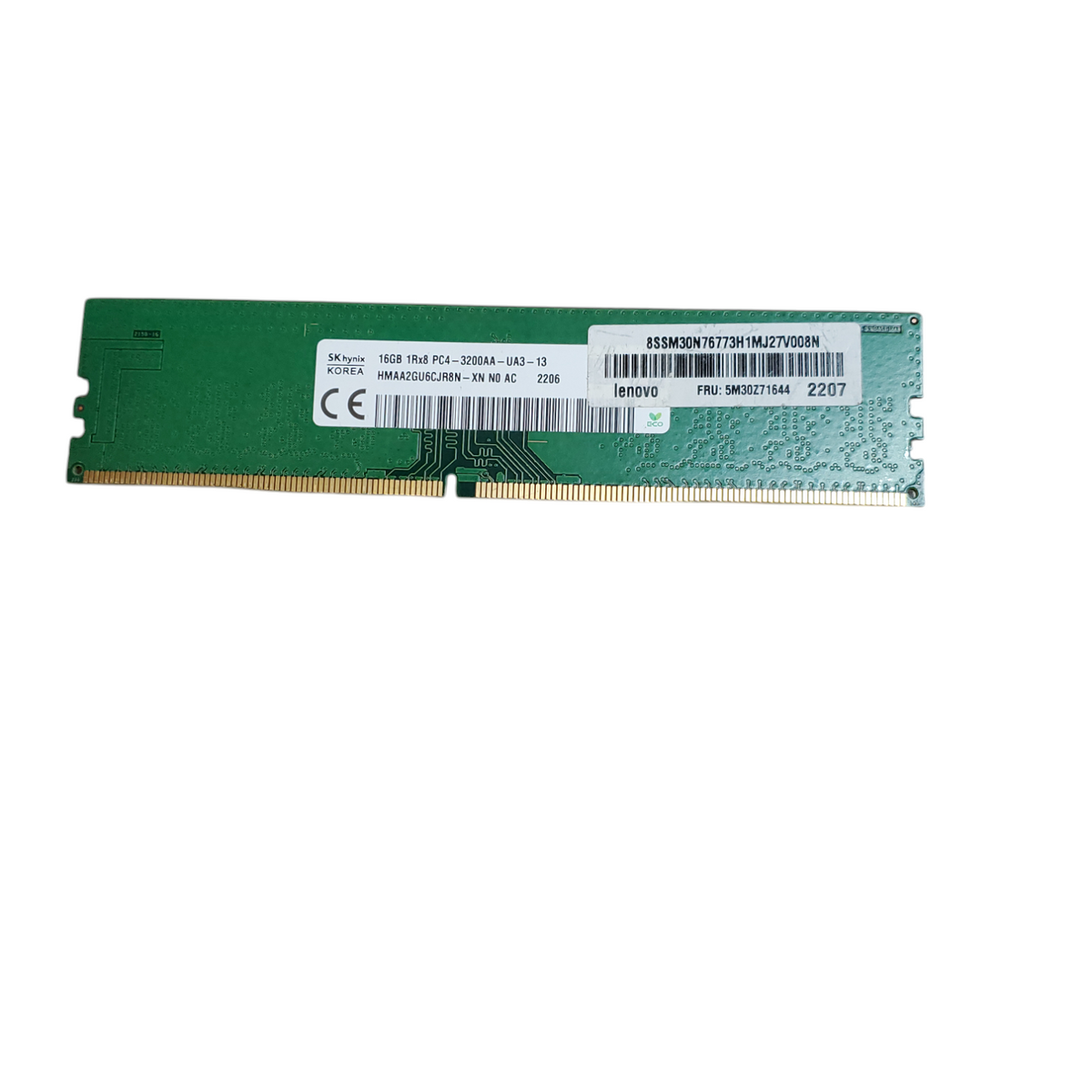 メモリー SK hynix 16GB 1Rx8 PC4-3200AA-UA3-13 SK Hynix 16GB 1Rx8 PC4-3200AA-UA3-13 DDR4 Desktop Ram Memory