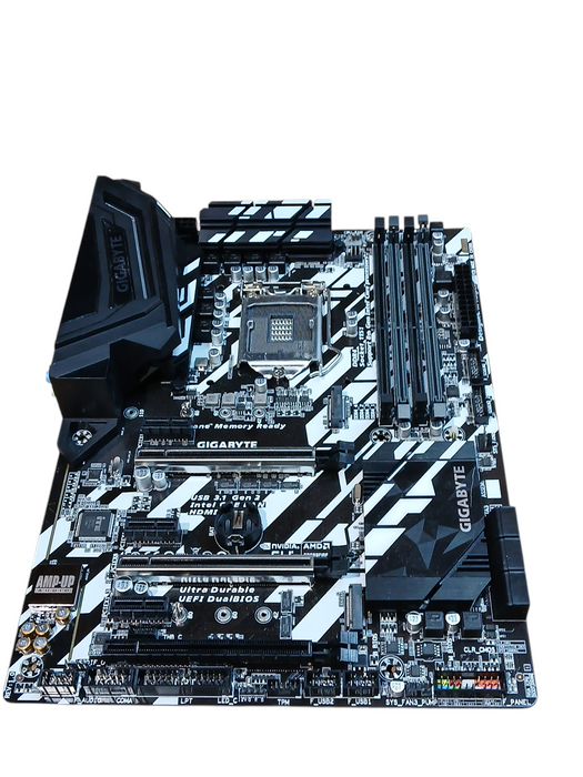 Gigabyte Z370XP SLI Motherboard Bent Pins and No Power READ