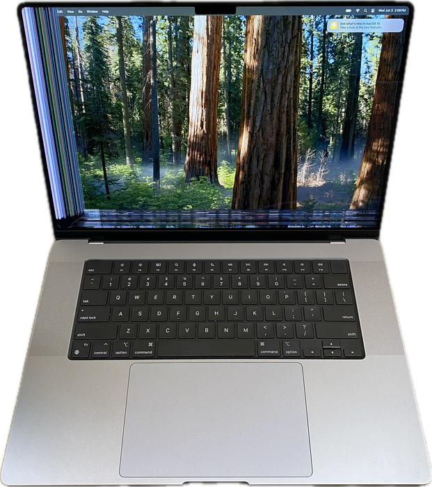 Apple MacBook Pro 16" 2021 M1 Max 32GB RAM 512GB SSD Damaged Screen READ!