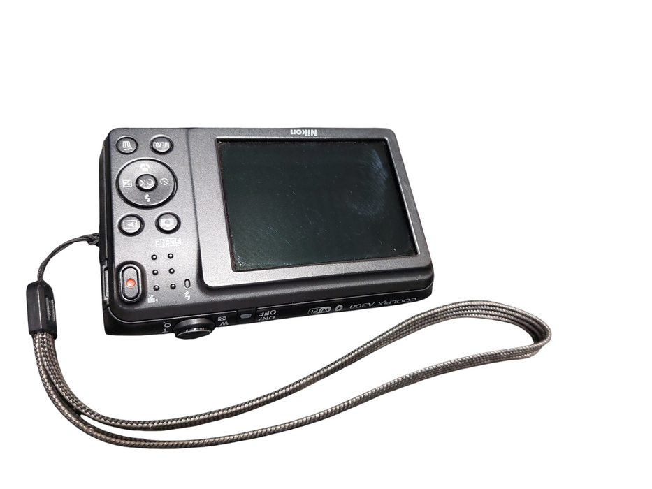 Nikon Digital Camera Coolpix 8x Wide Optical Zoom Model: A300 Bluetooth Wi-Fi