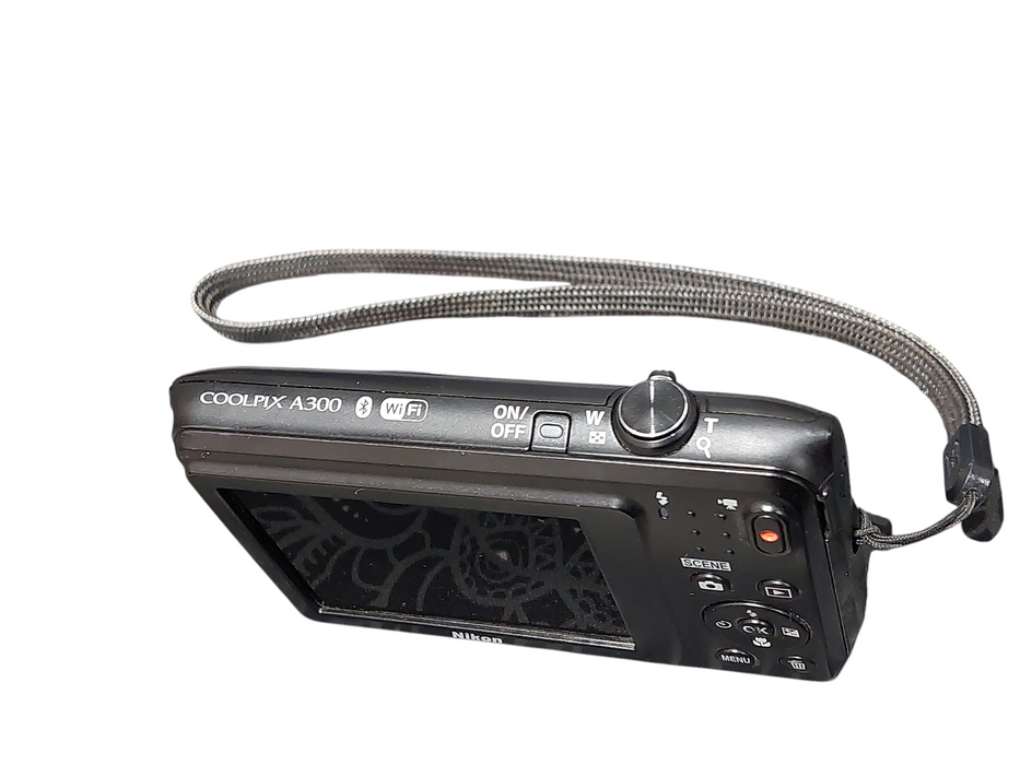 Nikon Digital Camera Coolpix 8x Wide Optical Zoom Model: A300 Bluetooth Wi-Fi