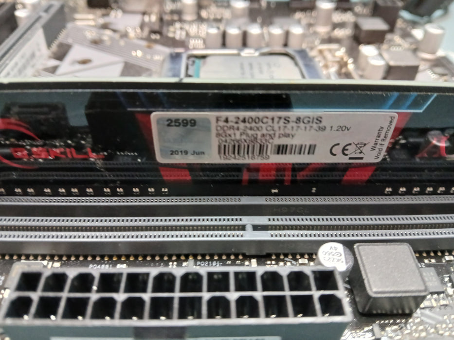 ASUS Prime H310M-E R2.0 Motherboard w/ Intel i3-9100F 8GB No HDD