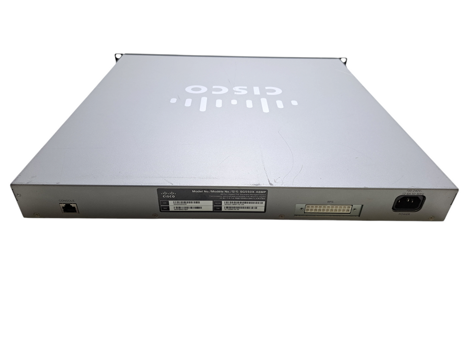 Cisco SG550X-48MP-K9 V04 | 48-Port Gigabit PoE Stackable Managed Switch