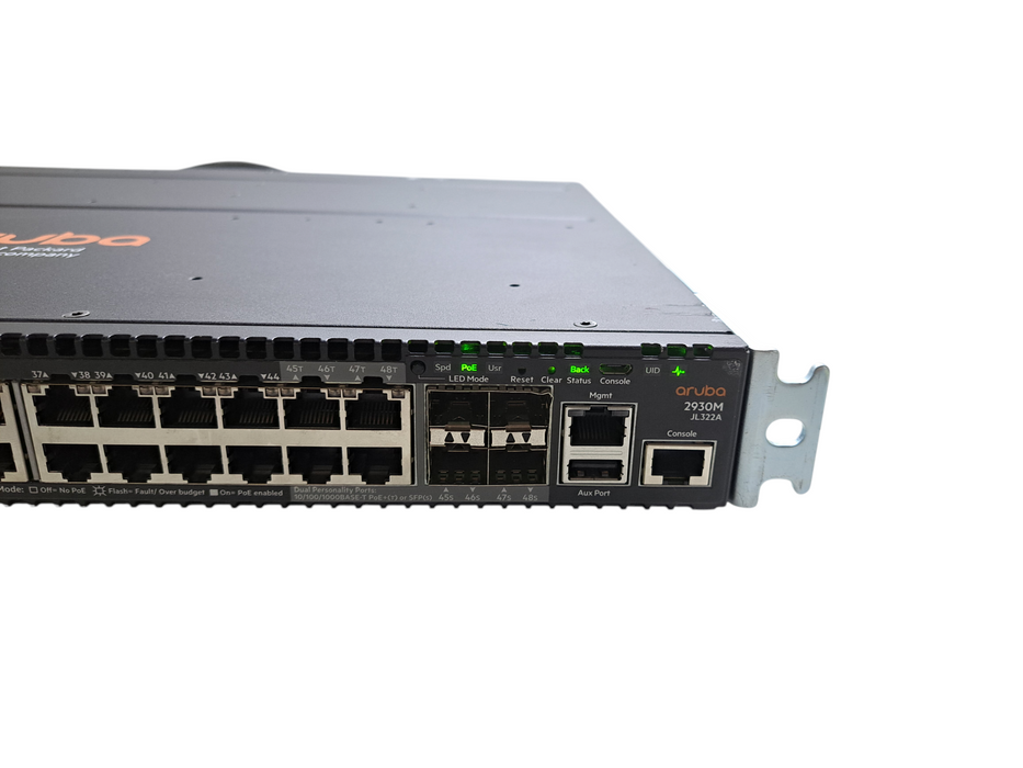 HP Aruba 2930M JL322A 48-Port Gigabit PoE+ Ethernet Switch 4xSFP+ | 1x PSU