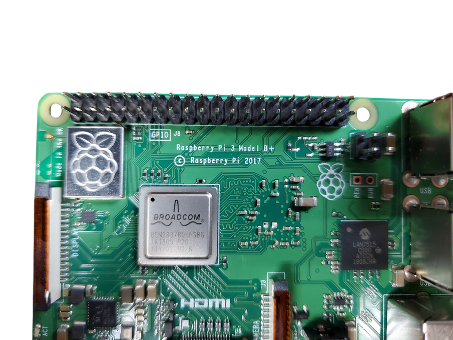 Raspberry Pi 3 Model B+ (1GB RAM) w/ Pi Sense Hat - No SD Card