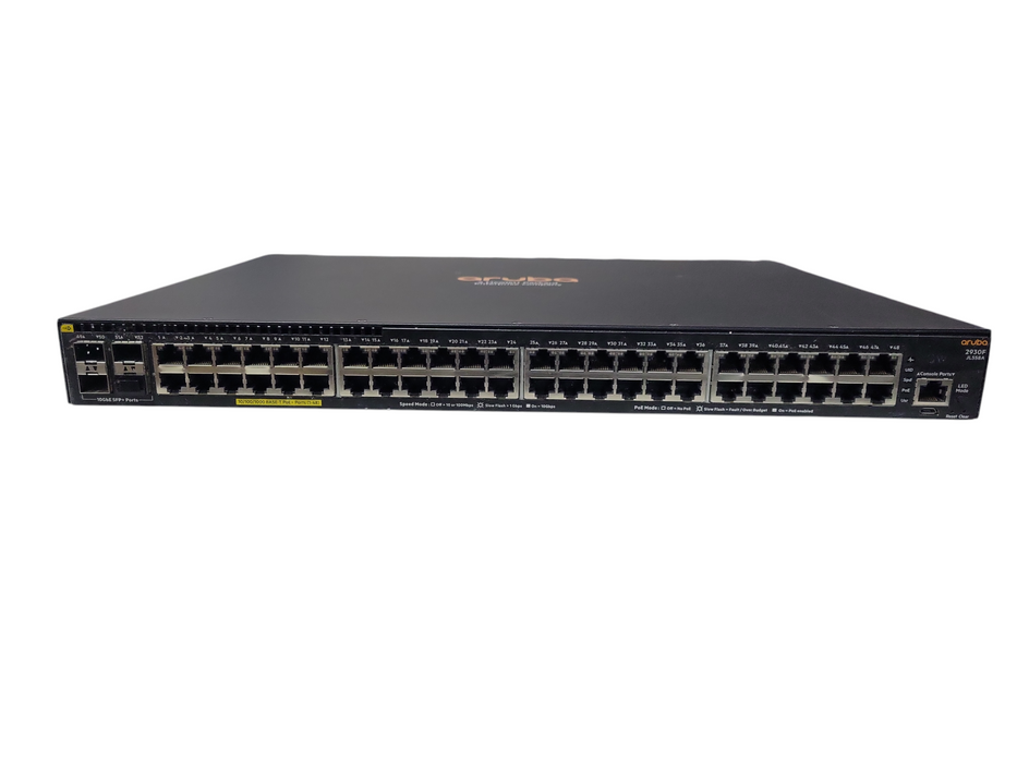 Aruba 2930F JL558A 48-Port Gigabit PoE+ 740W, 4x 10G SFP+ Managed Switch